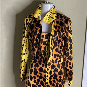 Leopard print Two Piece Jumpsuit